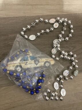 First Responder Mardi Gras Bead Necklaces